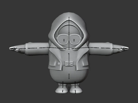Inferno Fall Guy - Fortnite 3D Model