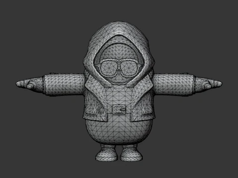 Inferno Fall Guy - Fortnite 3D Model