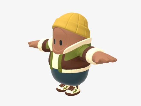 Recon Raptor Fall Guy - Fortnite 3D Model