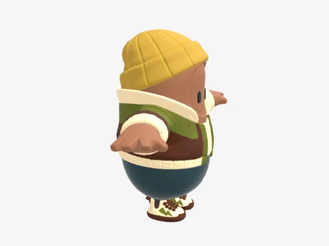 Recon Raptor Fall Guy - Fortnite 3D Model