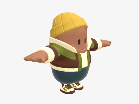 Recon Raptor Fall Guy - Fortnite 3D Model