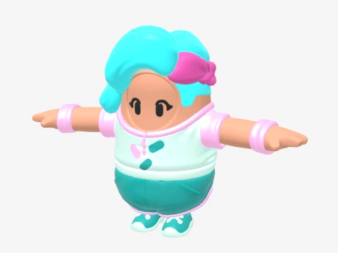 Katalina Fall Guy - Fortnite 3D Model