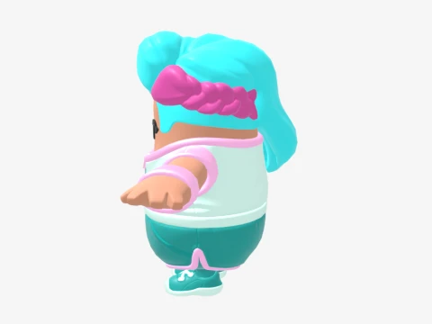 Katalina Fall Guy - Fortnite 3D Model