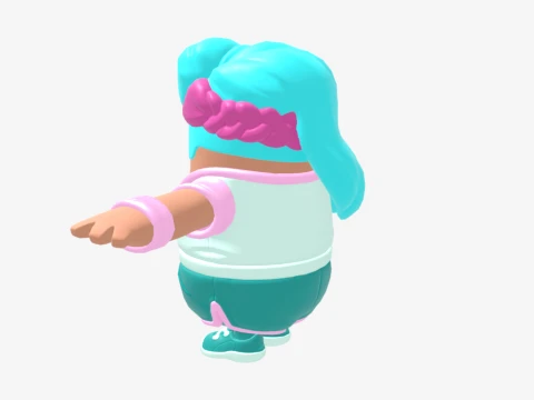 Katalina Fall Guy - Fortnite 3D Model