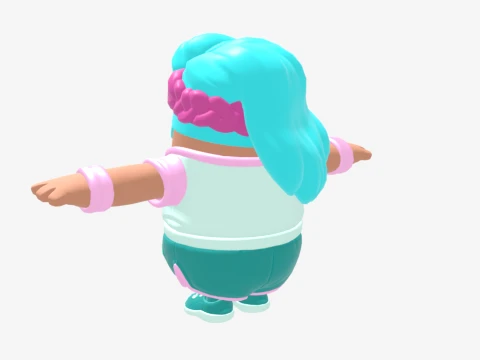 Katalina Fall Guy - Fortnite 3D Model