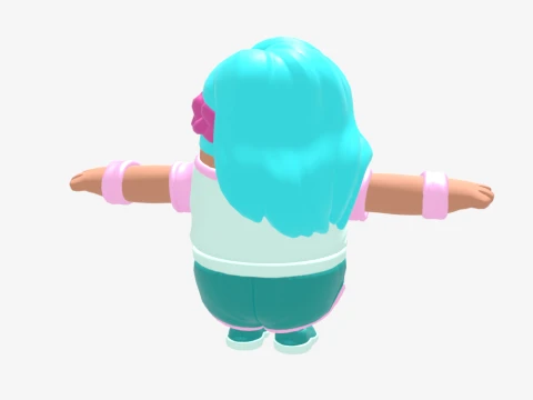 Katalina Fall Guy - Fortnite 3D Model