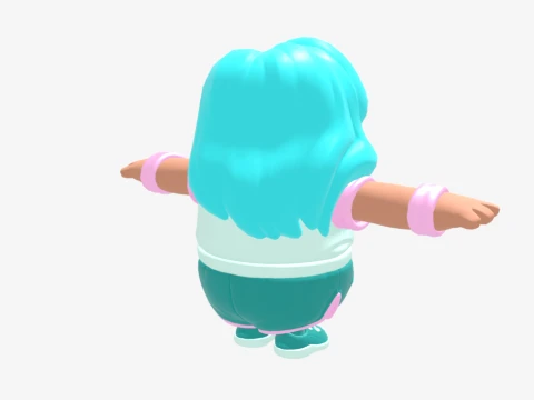 Katalina Fall Guy - Fortnite 3D Model