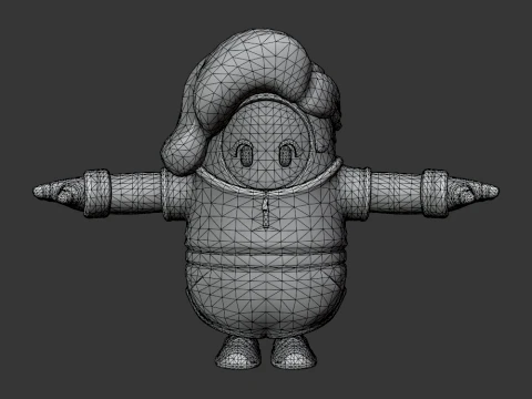Katalina Fall Guy - Fortnite 3D Model