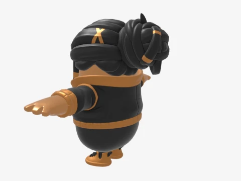 Shanta Fall Guy - Fortnite 3D Model