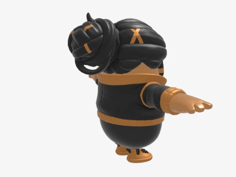 Shanta Fall Guy - Fortnite 3D Model