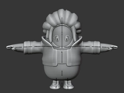 Shanta Fall Guy - Fortnite 3D Model