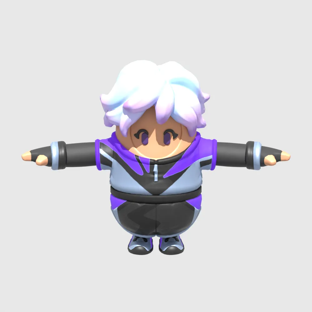 Persephone Fall Guy - Fortnite 3D Model .c4d .max .obj .3ds .fbx .stl .blend 