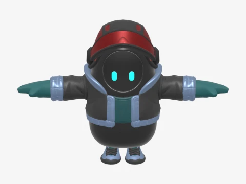 Headlock Fall Guy - Fortnite 3D Model