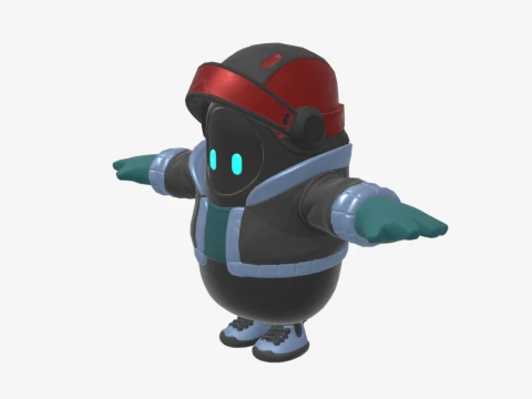 Headlock Fall Guy - Fortnite 3D Model