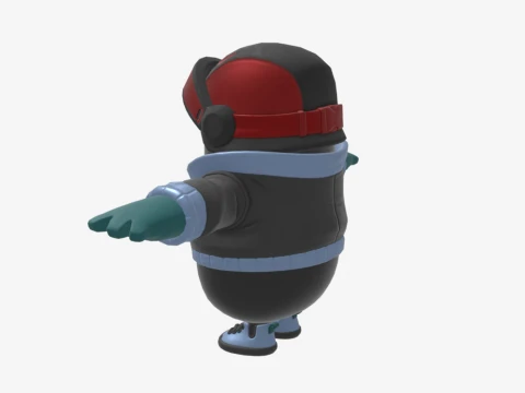 Headlock Fall Guy - Fortnite 3D Model