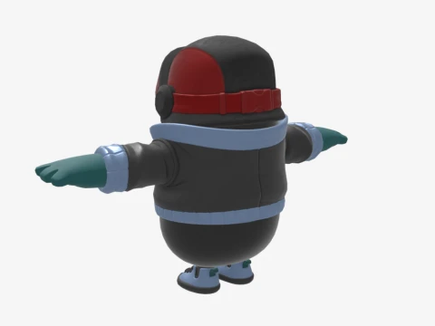 Headlock Fall Guy - Fortnite 3D Model