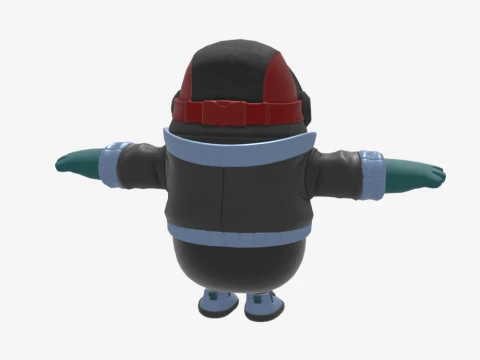 Headlock Fall Guy - Fortnite 3D Model