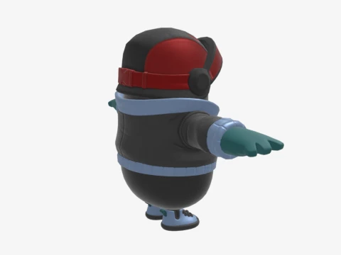 Headlock Fall Guy - Fortnite 3D Model