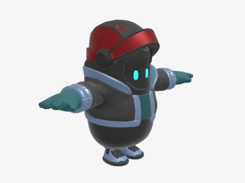 Headlock Fall Guy - Fortnite 3D Model