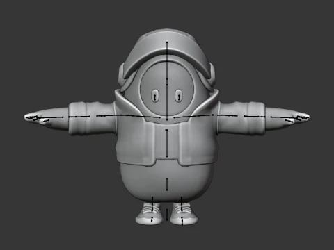 Headlock Fall Guy - Fortnite 3D Model