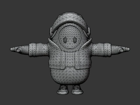 Headlock Fall Guy - Fortnite 3D Model