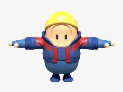 Hayseed Fall Guy - Fortnite 3D Model