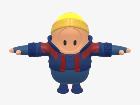 Hayseed Fall Guy - Fortnite 3D Model