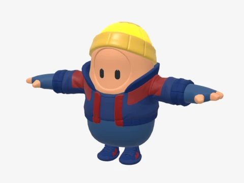 Hayseed Fall Guy - Fortnite 3D Model