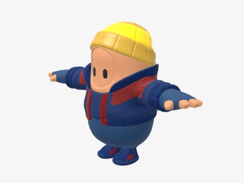 Hayseed Fall Guy - Fortnite 3D Model