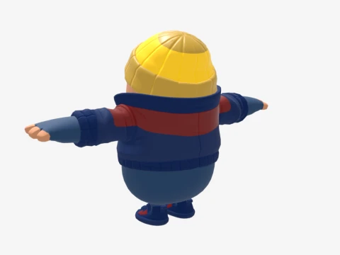 Hayseed Fall Guy - Fortnite 3D Model