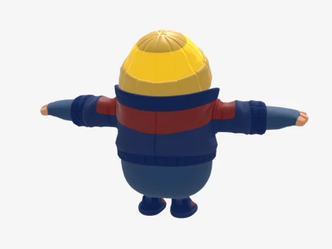 Hayseed Fall Guy - Fortnite 3D Model