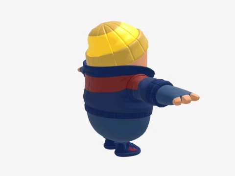 Hayseed Fall Guy - Fortnite 3D Model