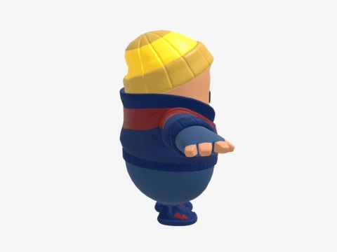 Hayseed Fall Guy - Fortnite 3D Model