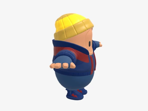 Hayseed Fall Guy - Fortnite 3D Model