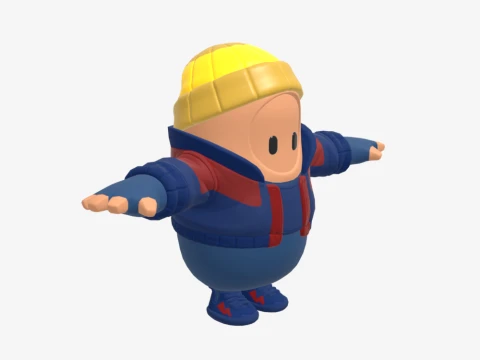 Hayseed Fall Guy - Fortnite 3D Model