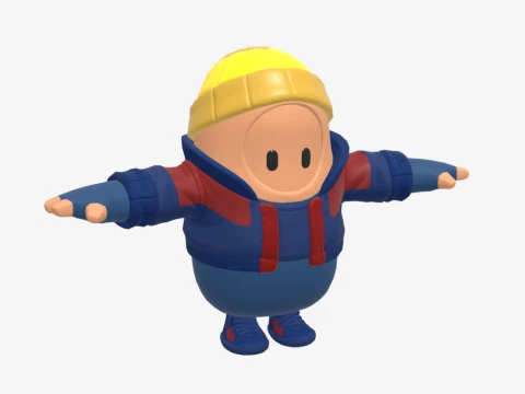 Hayseed Fall Guy - Fortnite 3D Model