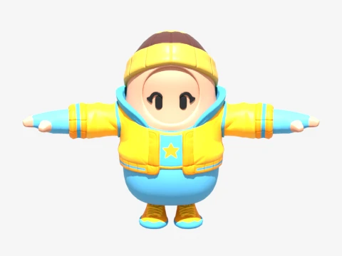 Sunflower Fall Guy - Fortnite 3D Model