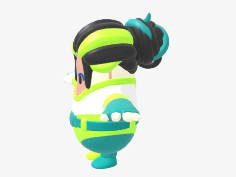 Designer Tsuki Fall Guy - Fortnite 3D Model