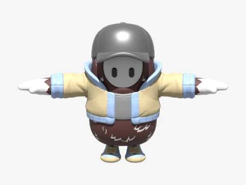 Rufus Fall Guy - Fortnite 3D Model