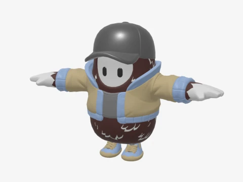 Rufus Fall Guy - Fortnite 3D Model