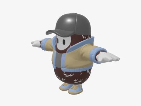 Rufus Fall Guy - Fortnite 3D Model