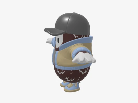 Rufus Fall Guy - Fortnite 3D Model