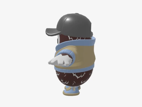 Rufus Fall Guy - Fortnite 3D Model