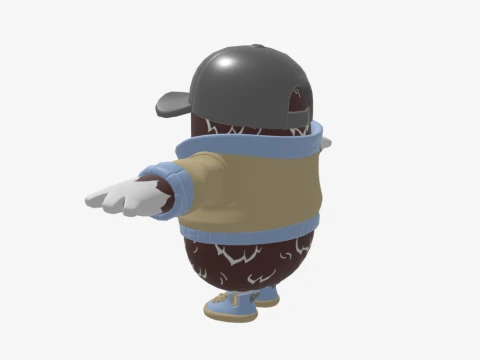 Rufus Fall Guy - Fortnite 3D Model