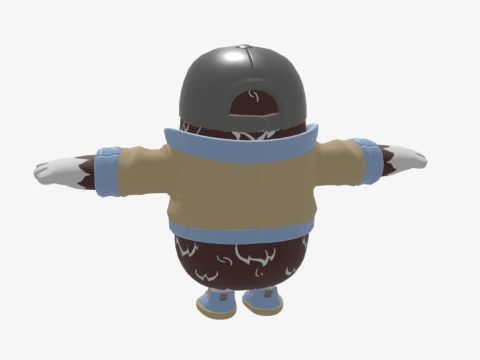 Rufus Fall Guy - Fortnite 3D Model