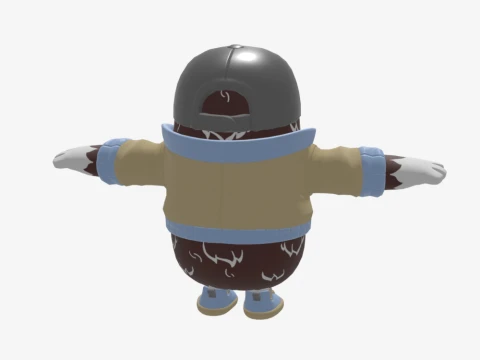 Rufus Fall Guy - Fortnite 3D Model