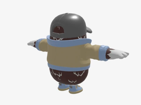 Rufus Fall Guy - Fortnite 3D Model