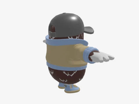 Rufus Fall Guy - Fortnite 3D Model