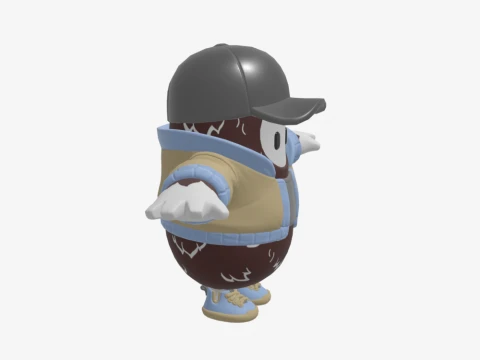 Rufus Fall Guy - Fortnite 3D Model