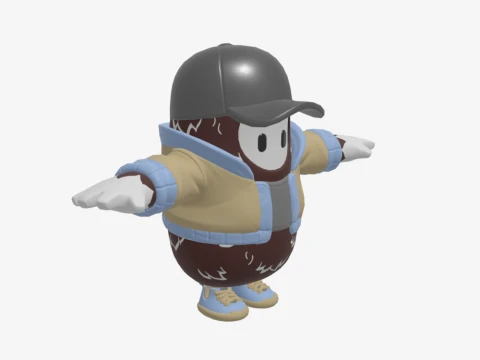 Rufus Fall Guy - Fortnite 3D Model